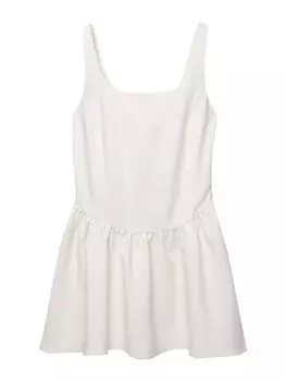 Платье Pull&Bear, белый