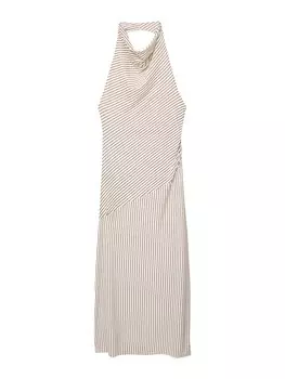 Платье Pull&Bear, цвет Beige/Cream