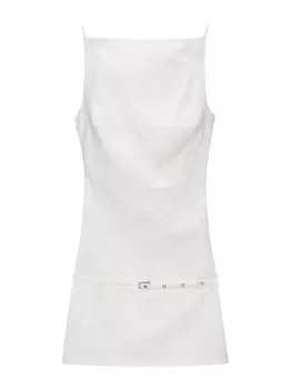 Платье Pull&Bear, цвет Egg Shell