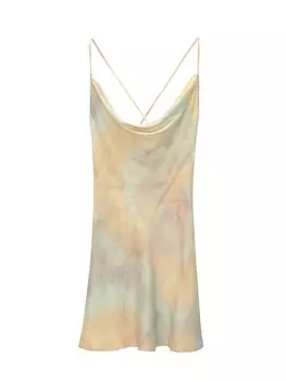 Платье Pull&Bear, цвет Saffron/Lemon yellow