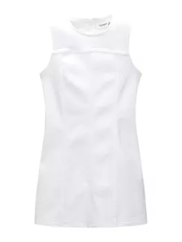 Платье Pull&Bear, цвет White denim