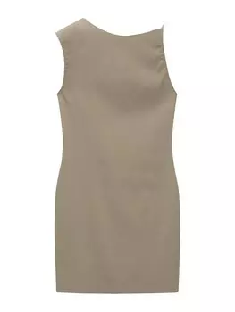 Платье Pull&Bear, хаки