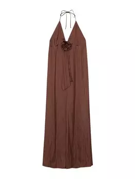 Платье Pull&Bear, коричневый