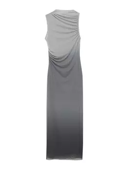 Платье Pull&Bear, серый/темно-серый