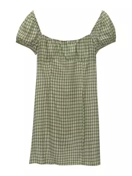 Платье Pull&Bear, зеленый