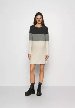 Платье Punto ONLY MATERNITY ПЛАТЬЕ ОЛМЛИЛЛО, Июньский жук/меланж зеленый бальзам/меланж овсяный