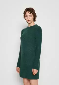 Платье Punto Pieces PCELLEN O-NECK DRESS, цвет trekking green