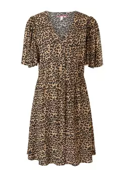 Платье Qs, цвет Brown/Black