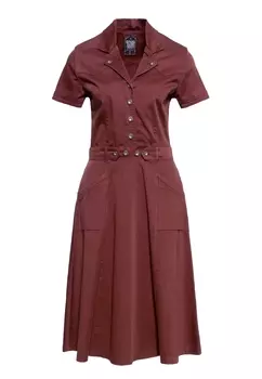 Платье Queen Queen Workwear Swing, красный