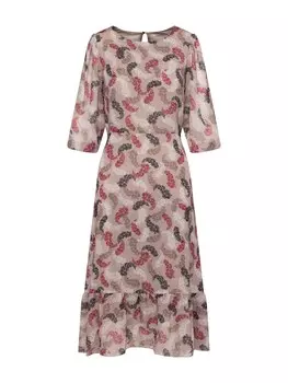 Платье Quiosque 4NU016, цвет Cream/Camel