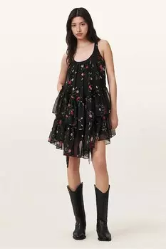 Платье RACH Allsaints, черный