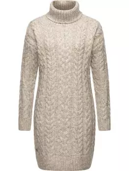 Платье ragwear Strick Janna, бежевый