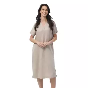 Платье Redgreen Dahlia short sleeve midi, бежевый