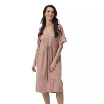 Платье Redgreen Darlene short sleeve midi, розовый