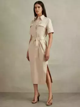 Платье Reiss Aimie Utility, цвет stone
