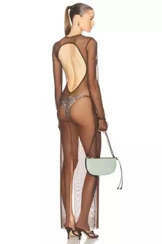 Платье Рене Макси Bananhot, коричневый