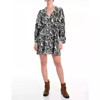 Платье Replay W9154.000.75014 long sleeve short, черный