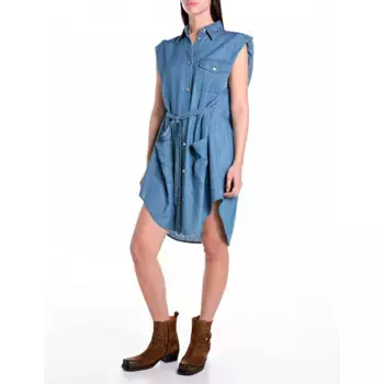 Платье Replay W9161A.000.42889C sleeveless short, синий