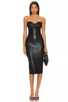 Платье retrofete Charlize Knit, цвет Coated Black