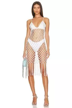 Платье retrofete Sandra, белый