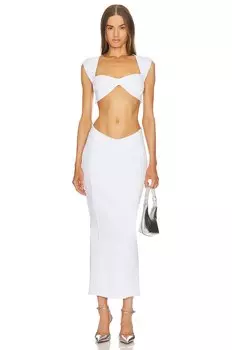 Платье retrofete Tempo, белый