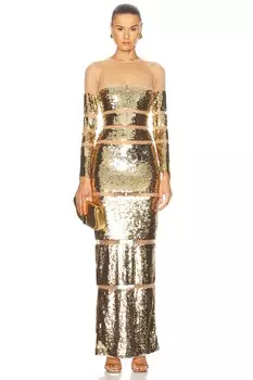 Платье retrofete, золотой