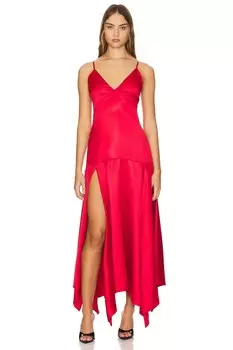 Платье резеда Line & Dot, алый