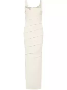 Платье Rhodes Rachel Gilbert, белый