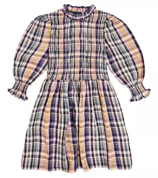 Платье ricarda в клетку из хлопка The New Society, мультиколор