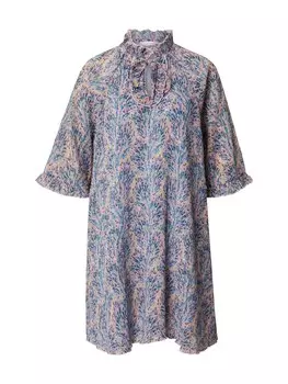 Платье Rich & Royal, синий/голубой/розовый