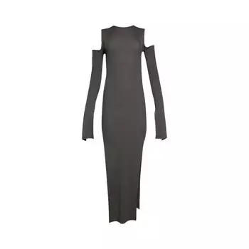 Платье Rick Owens Cape Sleeve Dress, бежевый