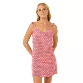 Платье Rip Curl Cala Mayor Mini Tie sleeveless short, розовый