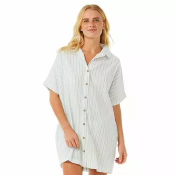 Платье Rip Curl Follow The Sun Short Sleeve Short, бежевый