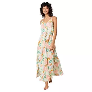 Платье Rip Curl Follow The Sun Sleveless Long, оранжевый