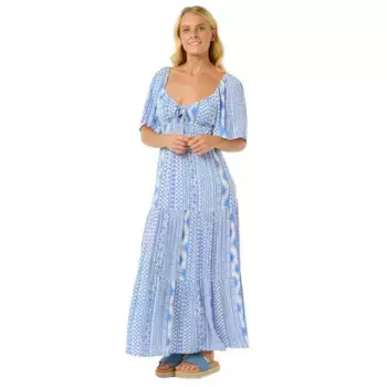 Платье Rip Curl San Carlos short sleeve long, синий