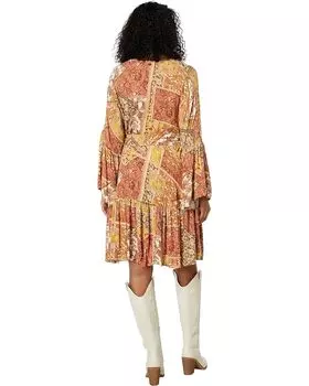 Платье Rip Curl Wanderer Long Sleeve Dress, цвет Maroon