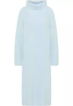 Платье RISA Strick Langarm Midi, светло-синий