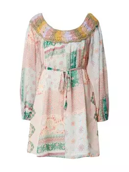 Платье River Island, цвет Olive/Pastel green