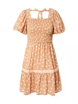 Платье River Island Dress, светло-коричневый