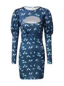 Платье River Island, темно-синий/светло-голубой