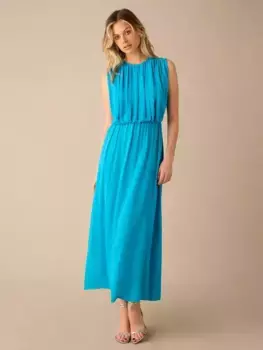 Платье Ro&Zo Lucia Gathered Maxi, синий