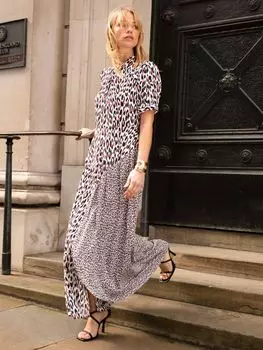 Платье Ro&Zo Scarlett Animal с закрученным вырезом, разноцветный