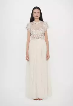 Платье ROCOCO BODICE MAXI DRESS Needle & Thread, кремовый