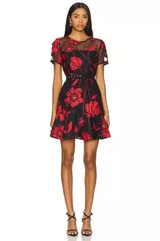 Платье rosie grand fleur Milly, красный