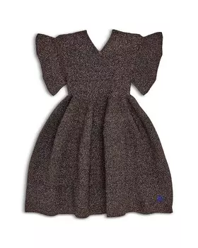 Платье Roslin для девочек Burberry – Little Kid, Big Kid, черный