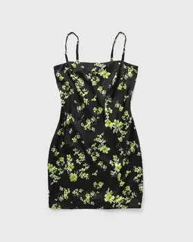 Платье Rotate Birger Christensen Fine Satin Mini Dress, цвет tap shoe comb.