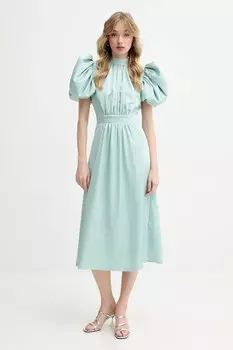 Платье Rotate, бирюзовый
