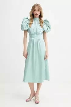 Платье Rotate, бирюзовый