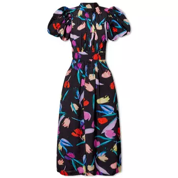 Платье ROTATE Noon Midi Dress Puff Sleeves