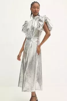 Платье Rotate, серебряный